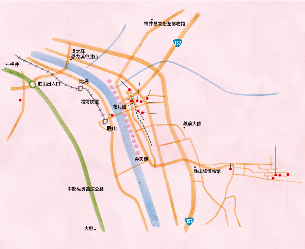 胜山区域地图